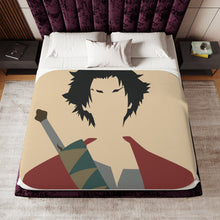 Load image into Gallery viewer, Anime Samurai Champloo Sherpa Blanket
