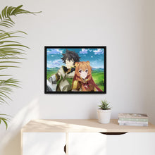 Load image into Gallery viewer, Naofumi and raphtalia Canvas Framed Art Print
