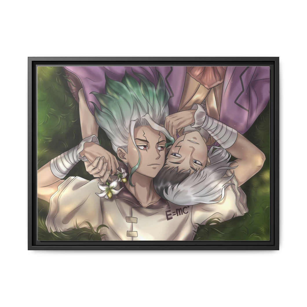Anime Dr. Stone Canvas Framed Art Print