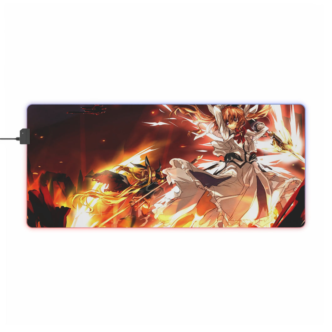 Magical Girl Lyrical Nanoha RGB LED Mouse Pad (Desk Mat)