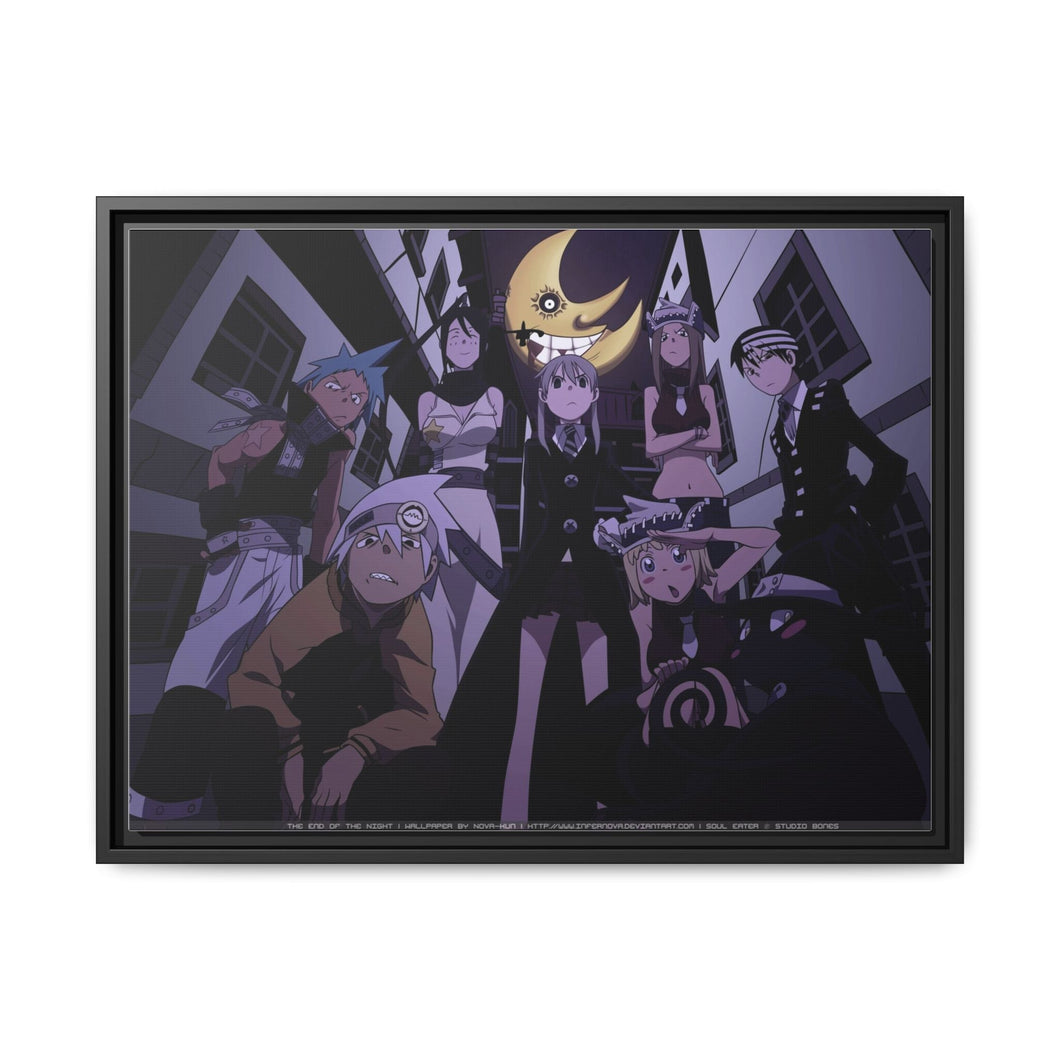 Anime Soul Eater Canvas Framed Art Print
