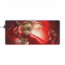 Load image into Gallery viewer, Fate/Apocrypha Saber Of Red RGB LED Mouse Pad (Desk Mat)

