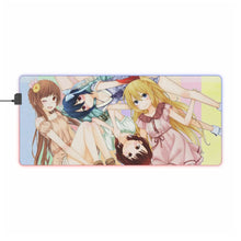 Load image into Gallery viewer, Nisekoi Chitoge Kirisaki, Kosaki Onodera, Seishirou Tsugumi, Marika Tachibana RGB LED Mouse Pad (Desk Mat)
