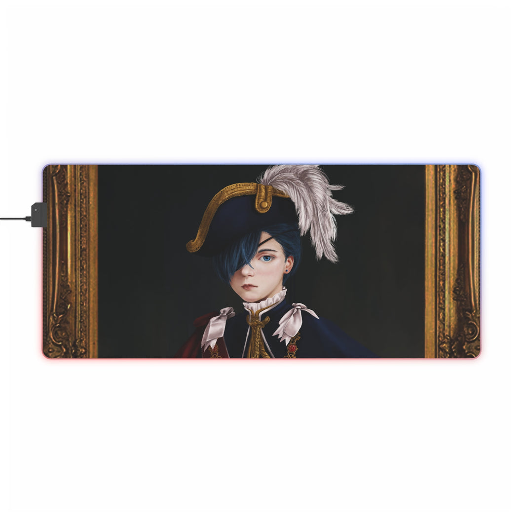 Black Butler Ciel Phantomhive RGB LED Mouse Pad (Desk Mat)