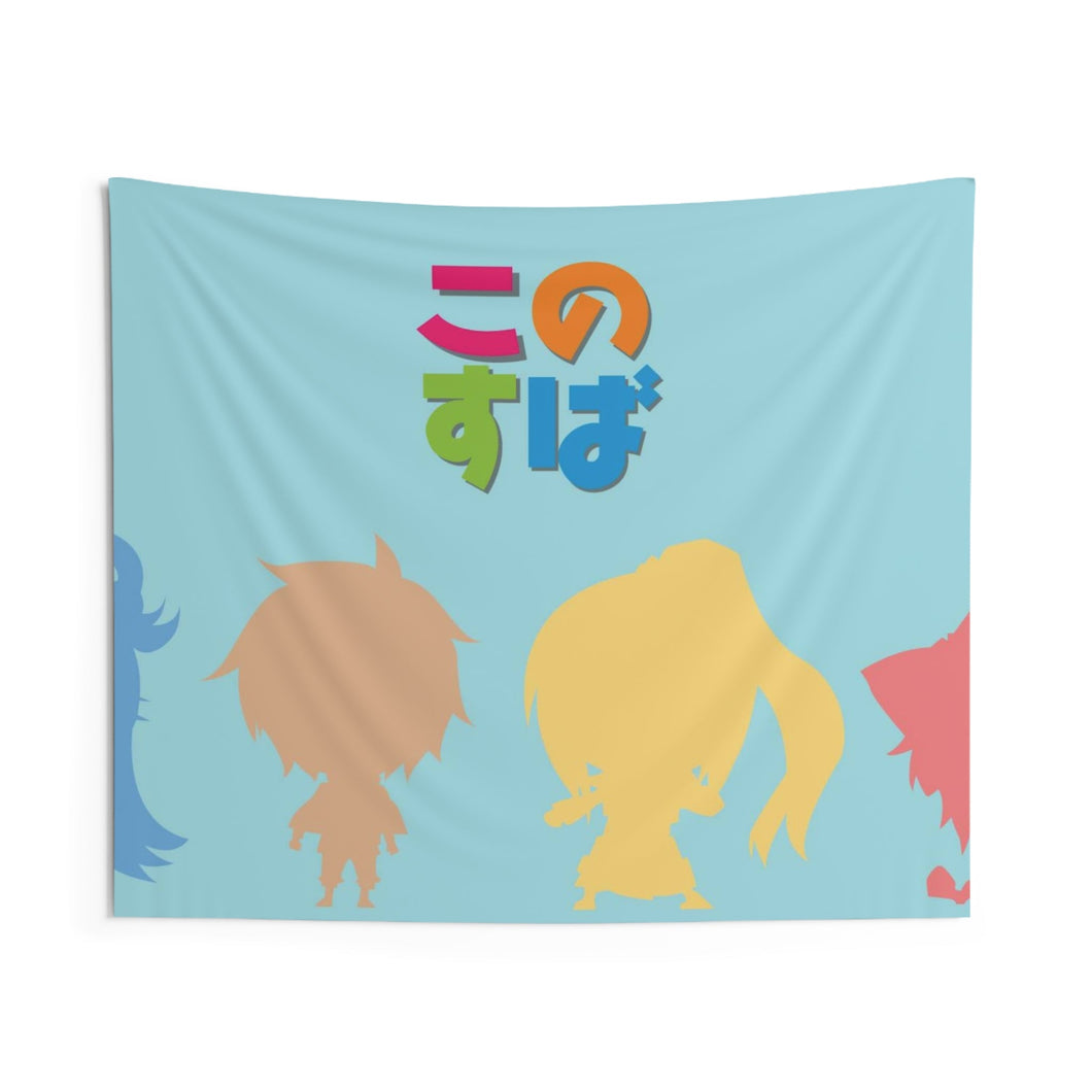 KonoSuba - God’s blessing on this wonderful world!! Indoor Wall Tapestry