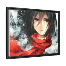 Load image into Gallery viewer, Attack of titan - Mikasa Canvas Framed Art Print

