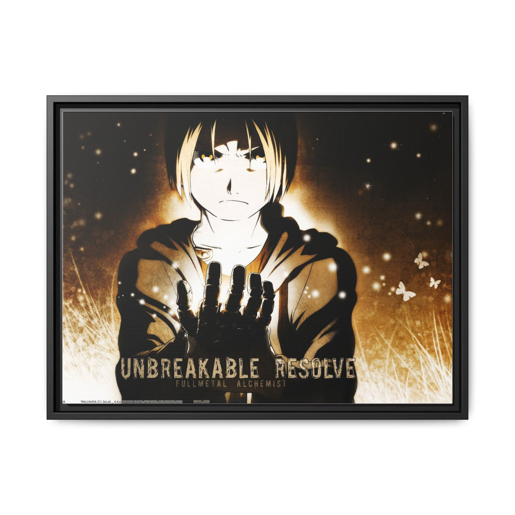 Anime FullMetal Alchemist Canvas Framed Art Print