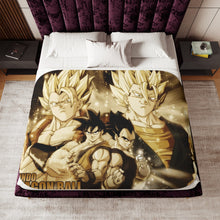 Load image into Gallery viewer, Anime Dragon Ball Zr Sherpa Blanket
