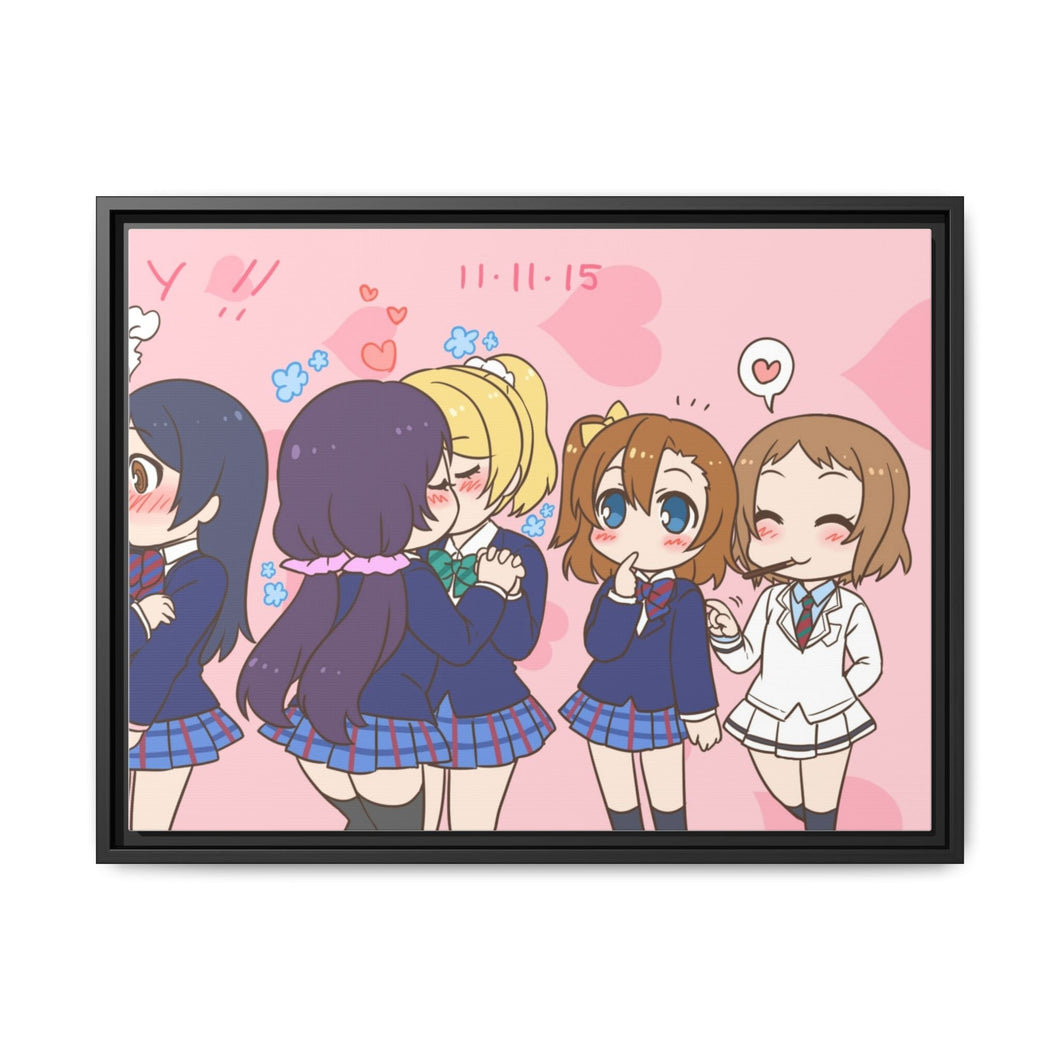 Anime Love Live! Canvas Framed Art Print