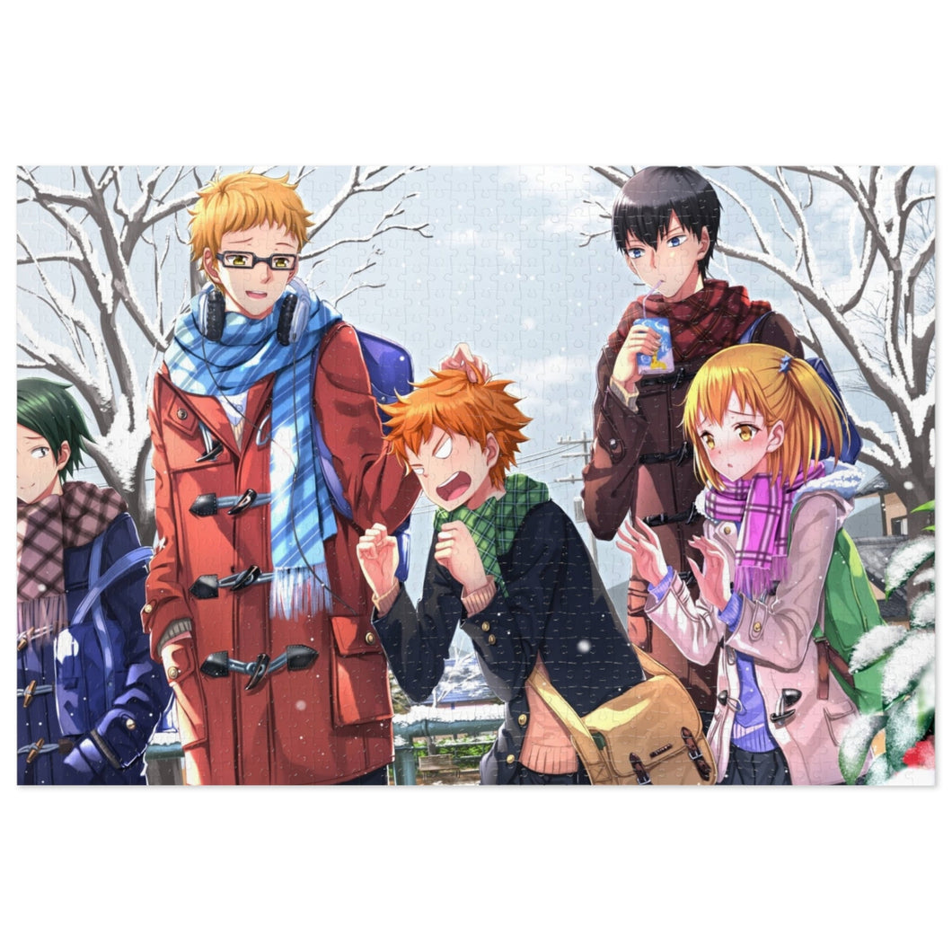 Hinata Shouyou, Kageyama Tobio, Yachi Hitoka Jigsaw Puzzle