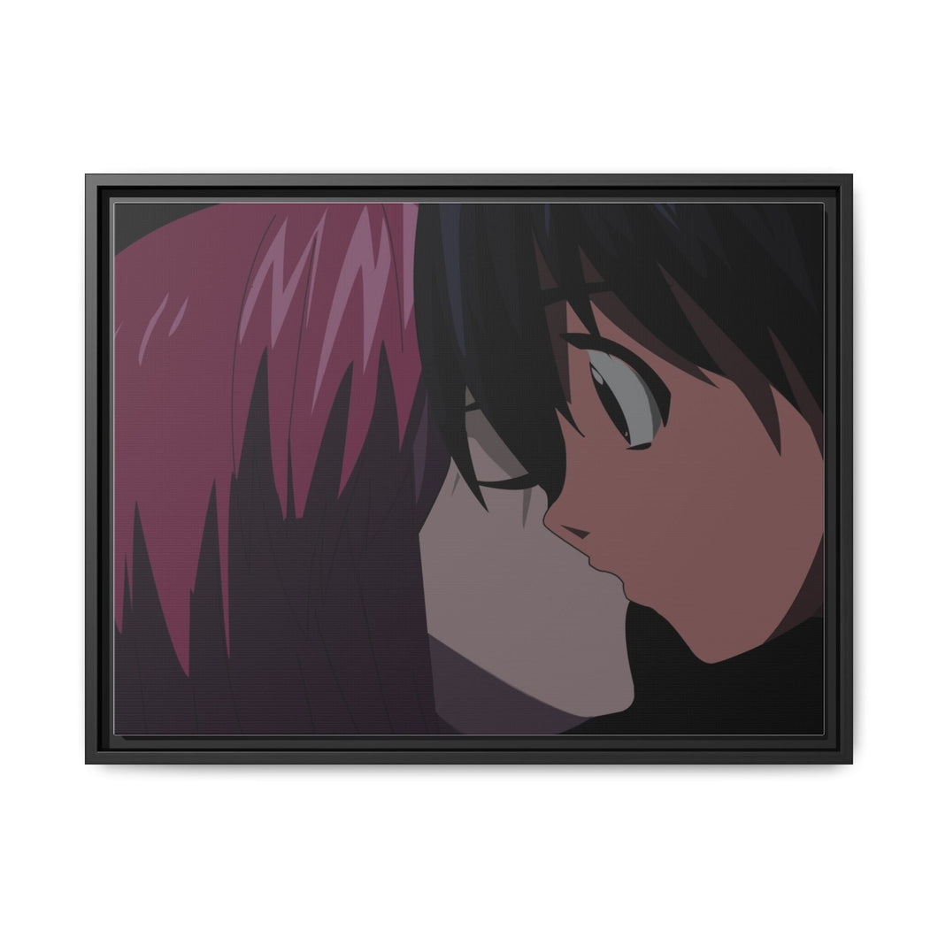 Anime Elfen Lied Canvas Framed Art Print