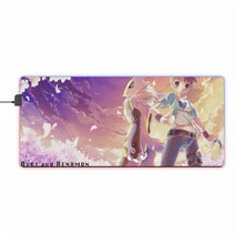 Load image into Gallery viewer, Ruki and Renamon from Digimon Tamers RGB LED Mouse Pad (Desk Mat)
