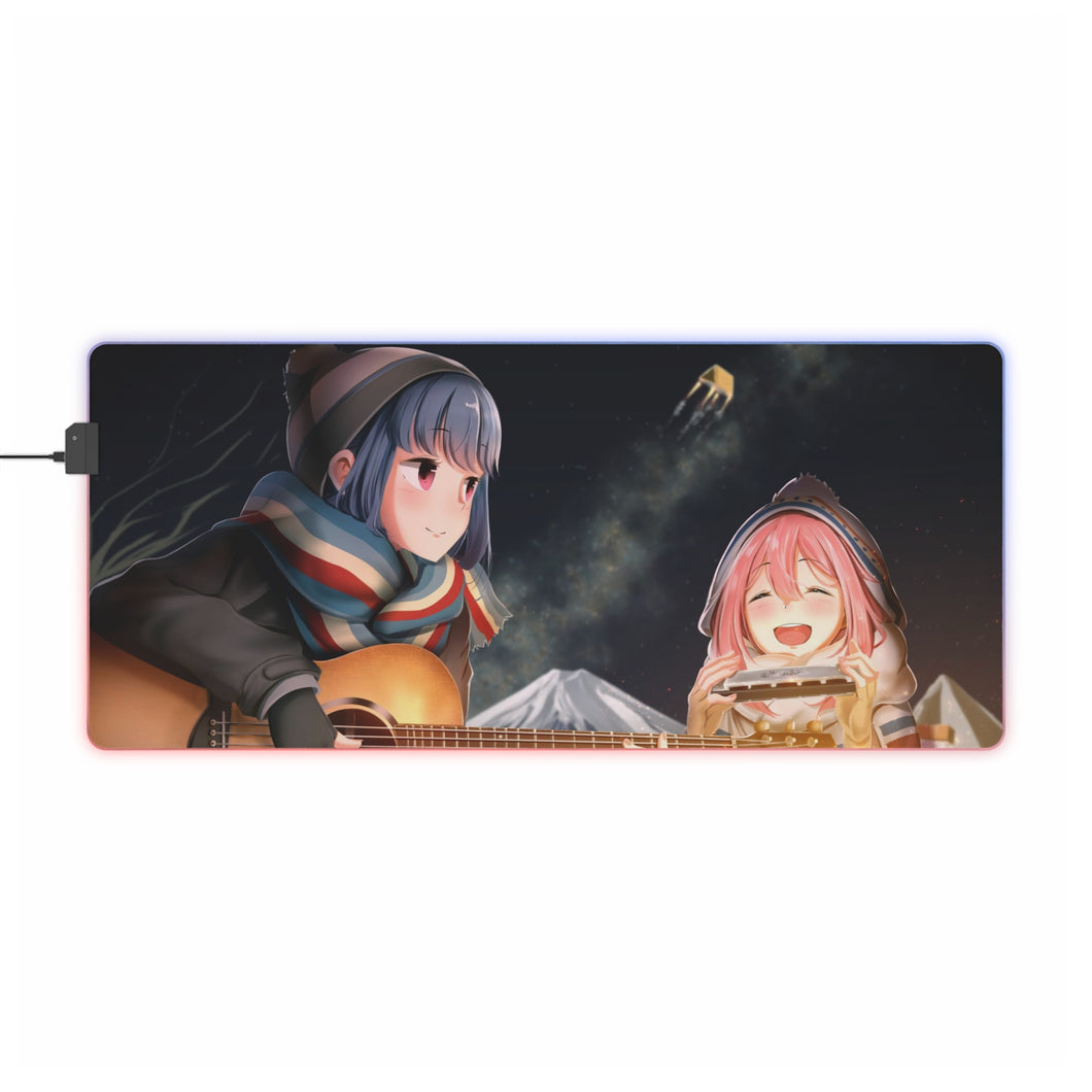 Laid-Back Camp by RGB LED Mouse Pad (Desk Mat)