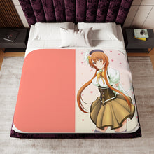 Load image into Gallery viewer, Nisekoi Marika Tachibana Sherpa Blanket
