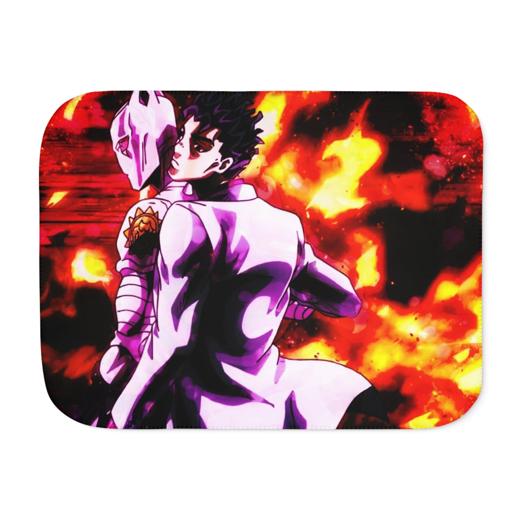 Anime Jojo's Bizarre Adventure Sherpa Blanket