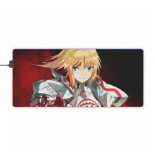 Load image into Gallery viewer, Fate/Apocrypha Saber Of Red RGB LED Mouse Pad (Desk Mat)
