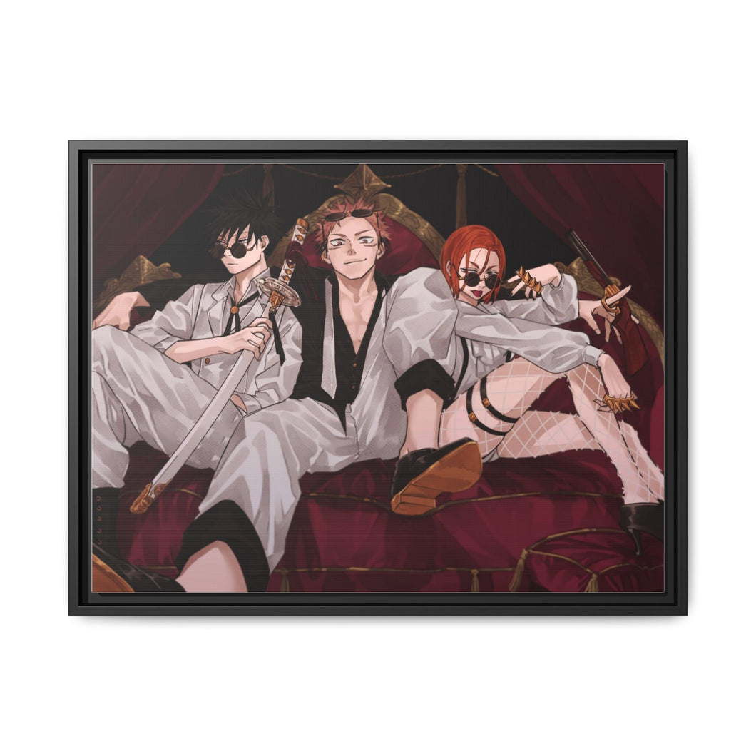 Anime Jujutsu Kaisen Canvas Framed Art Print
