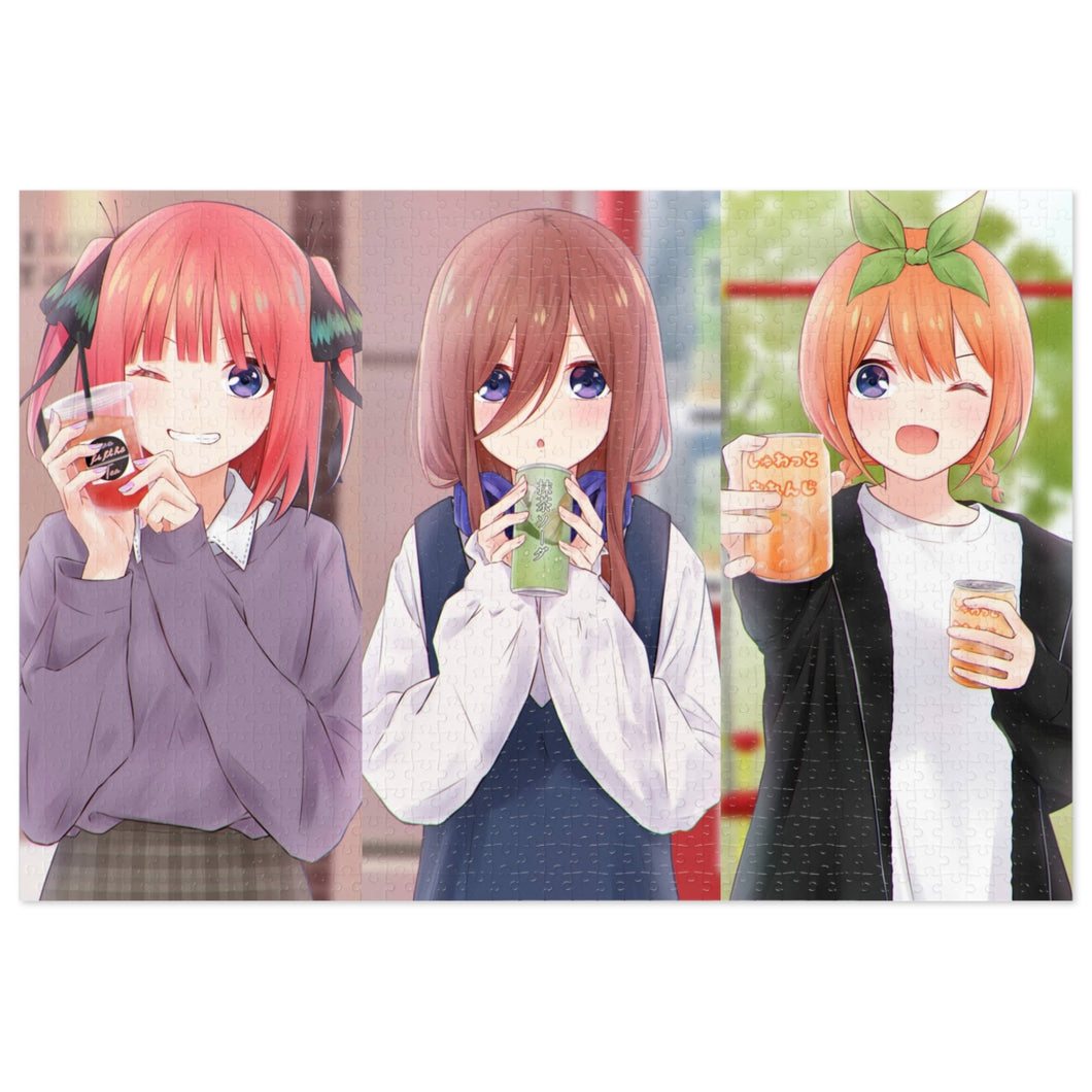 The Quintessential Quintuplets Miku Nakano, Itsuki Nakano, Nino Nakano, Yotsuba Nakano, Ichika Nakano Jigsaw Puzzle