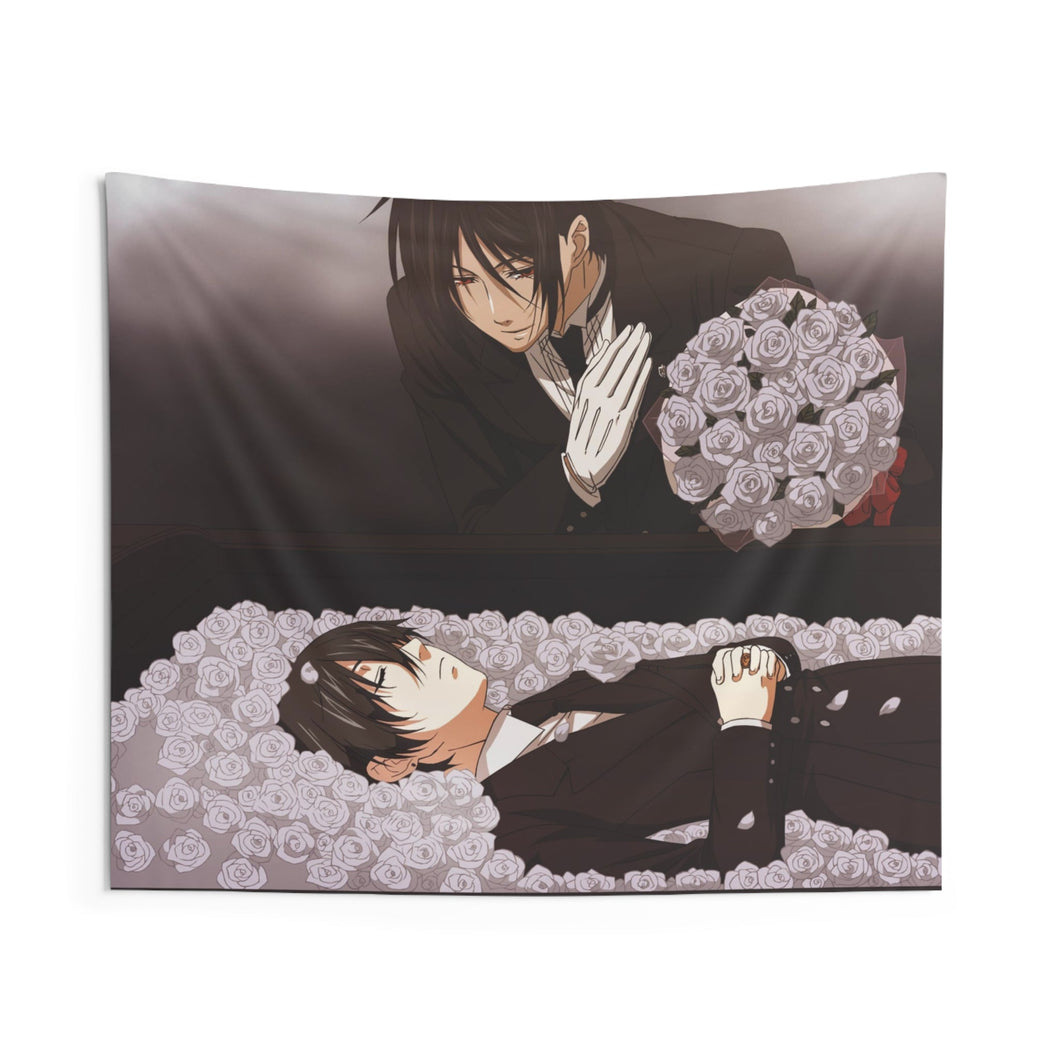 Black Butler Indoor Wall Tapestry