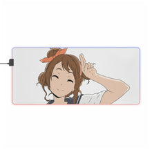 Load image into Gallery viewer, Misaki Sawakiguchi Smile RGB LED Mouse Pad (Desk Mat)
