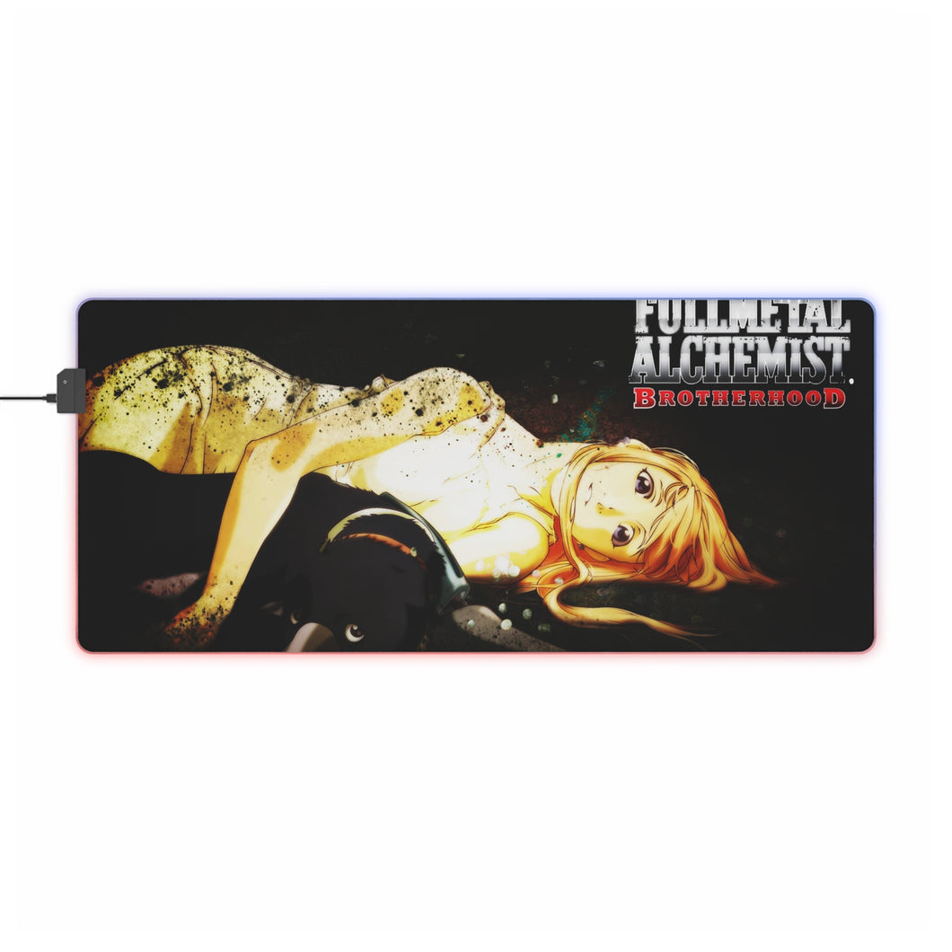 Anime FullMetal Alchemist RGB LED Mouse Pad (Desk Mat)