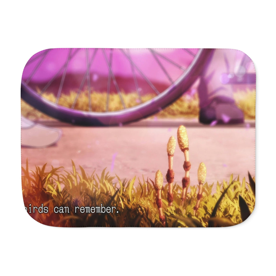 Hyouka - Little birds can remember. Sherpa Blanket