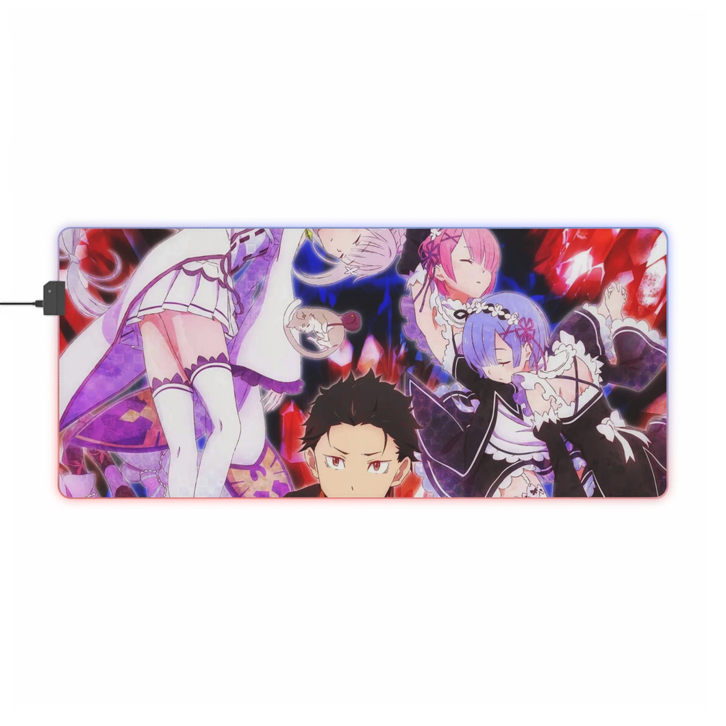 Anime Re:ZERO -Starting Life in Another World- RGB LED Mouse Pad (Desk Mat)
