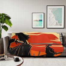 Load image into Gallery viewer, Anime Samurai Champloo Sherpa Blanket
