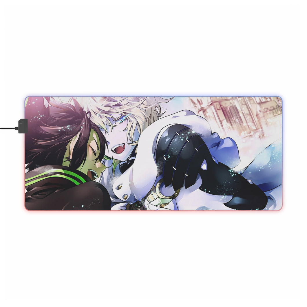Seraph Of The End RGB LED Mouse Pad (Desk Mat)