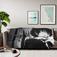 Load image into Gallery viewer, Anime Cowboy Bebop Sherpa Blanket
