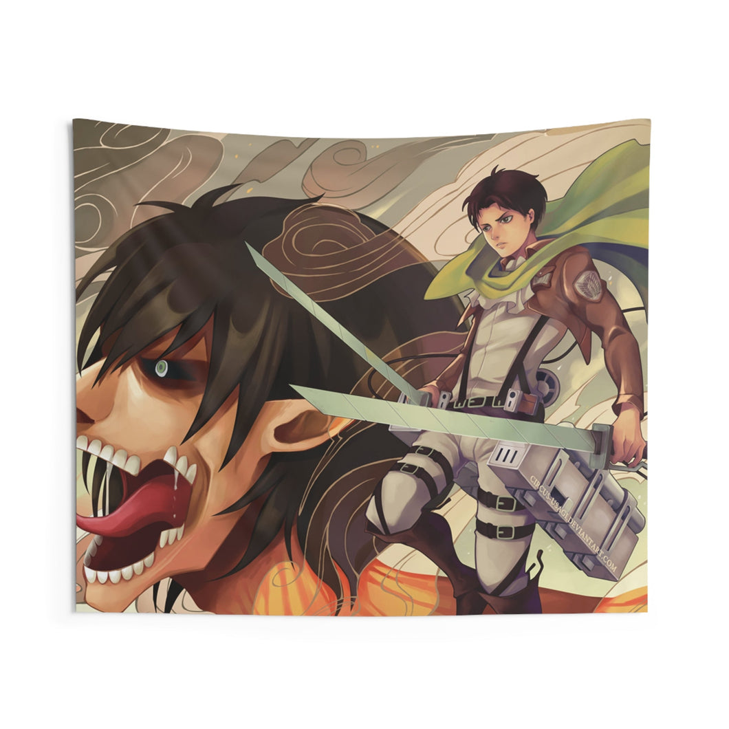 Anime Attack On Titan Indoor Wall Tapestry