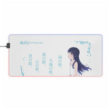 Load image into Gallery viewer, Nagi no Asukara Miuna Shiodome RGB LED Mouse Pad (Desk Mat)
