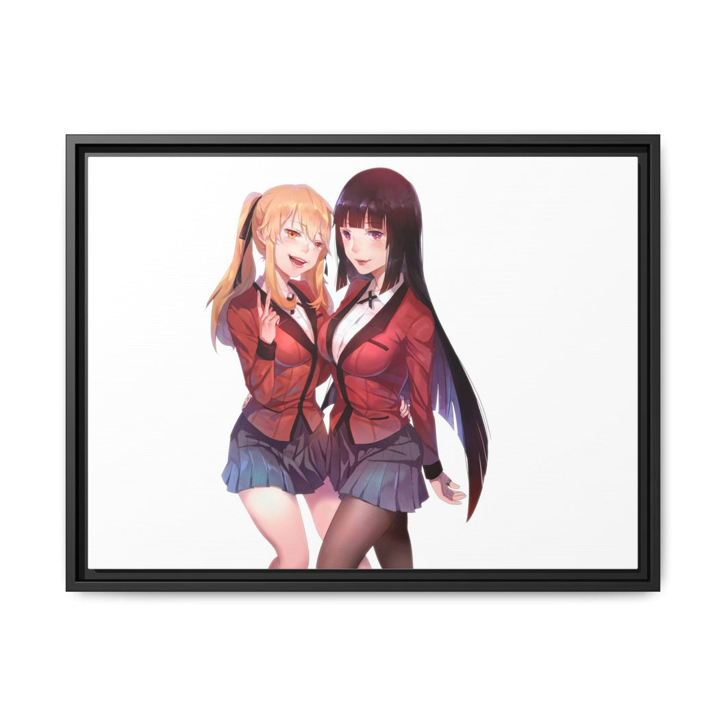 Kakegurui Yumeko Jabami, Mary Saotome Canvas Framed Art Print