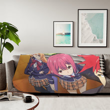 Load image into Gallery viewer, Shokugeki no Soma Erina Nakiri, Soma Yukihira and Hisako Arato Sherpa Blanket
