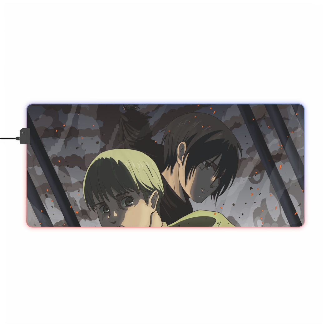 Anime Attack On Titan RGB LED Mouse Pad (Desk Mat)