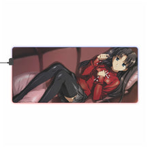 Load image into Gallery viewer, Rin Tohsaka RGB LED Mouse Pad (Desk Mat)
