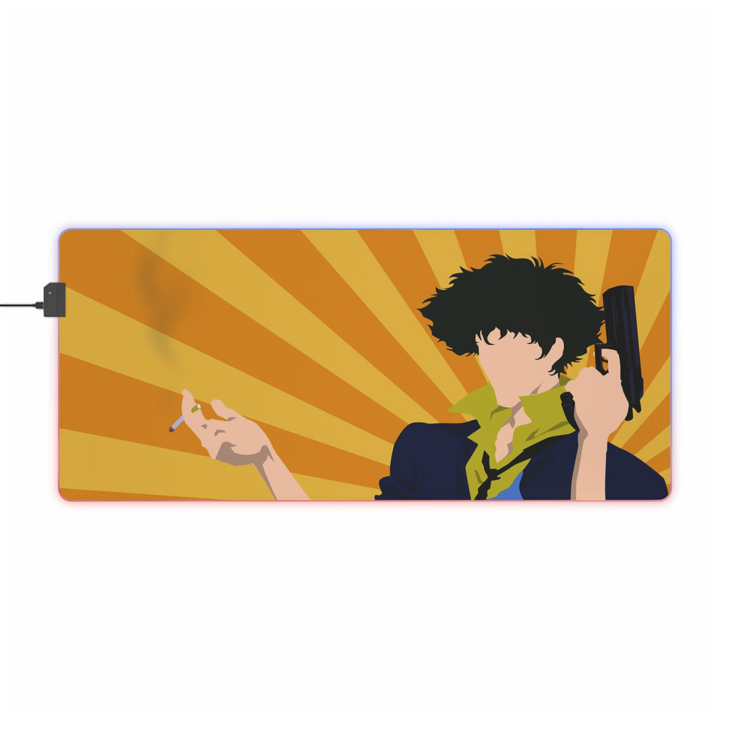 Cowboy Bebop Spike Spiegel RGB LED Mouse Pad (Desk Mat)