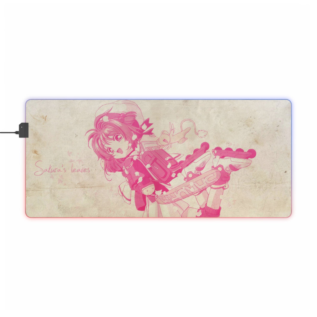 Anime Cardcaptor Sakura RGB LED Mouse Pad (Desk Mat)