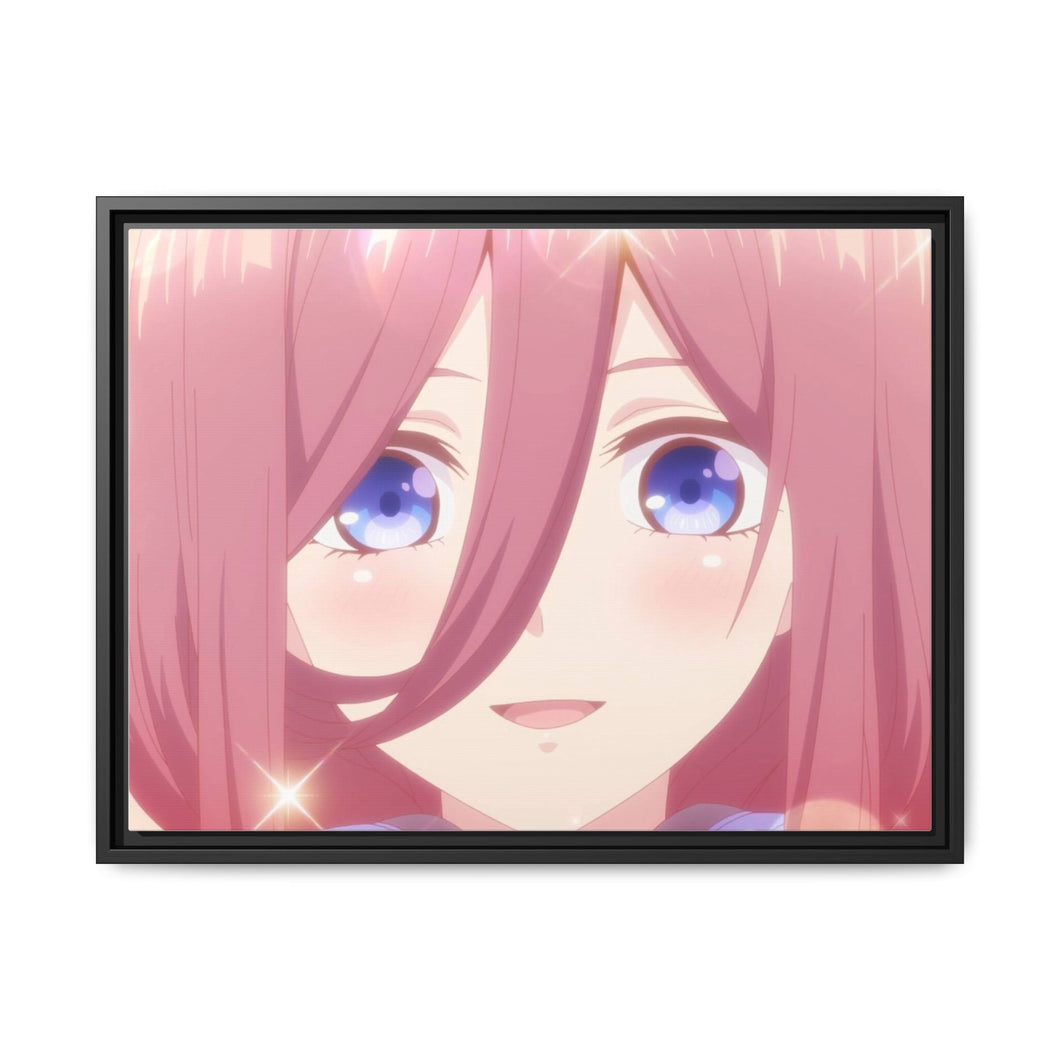 Miku Nakano Canvas Framed Art Print