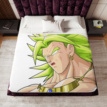 Load image into Gallery viewer, Broly SSJ Sherpa Blanket
