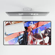 Load image into Gallery viewer, Kirito and Asuna Mouse Pad (Desk Mat)
