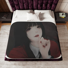Load image into Gallery viewer, Kakegurui Yumeko Jabami Sherpa Blanket
