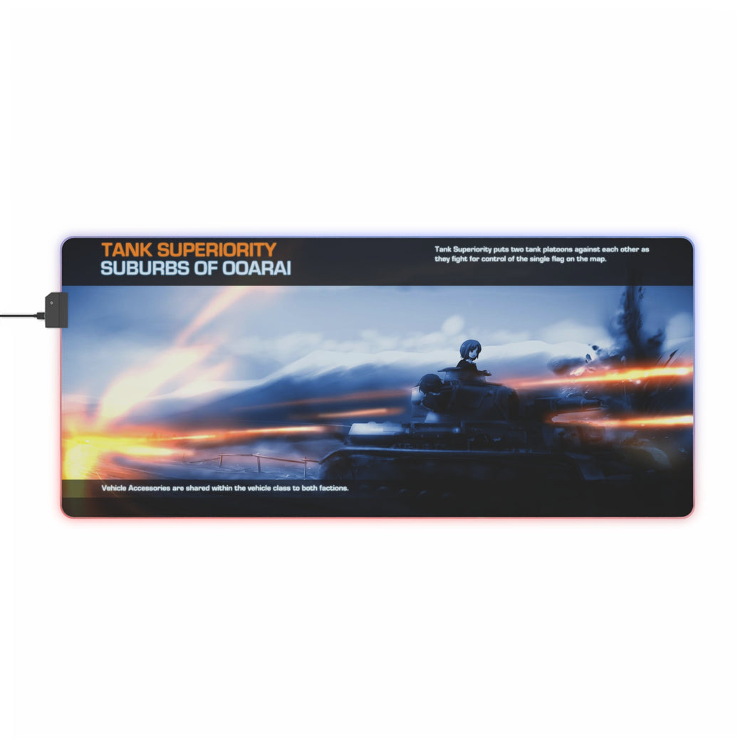 Girls und Panzer RGB LED Mouse Pad (Desk Mat)