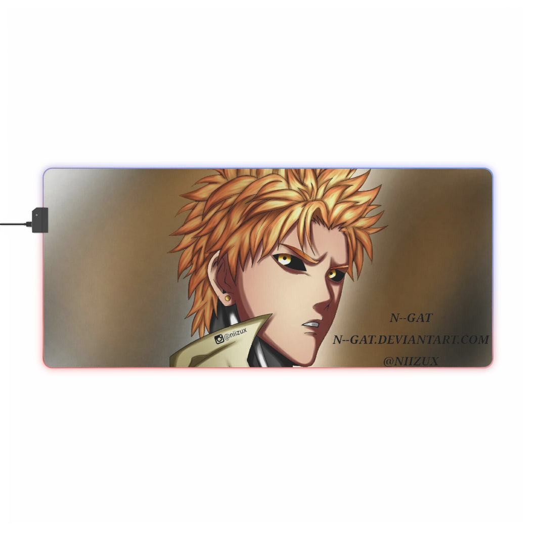 Anime One-Punch Man RGB LED Mouse Pad (Desk Mat)