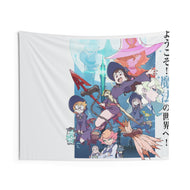 Little Witch Academia Atsuko Kagari, Sucy Manbavaran, Diana Cavendish, Amanda O'neill, Computer Keyboard Pad Indoor Wall Tapestry