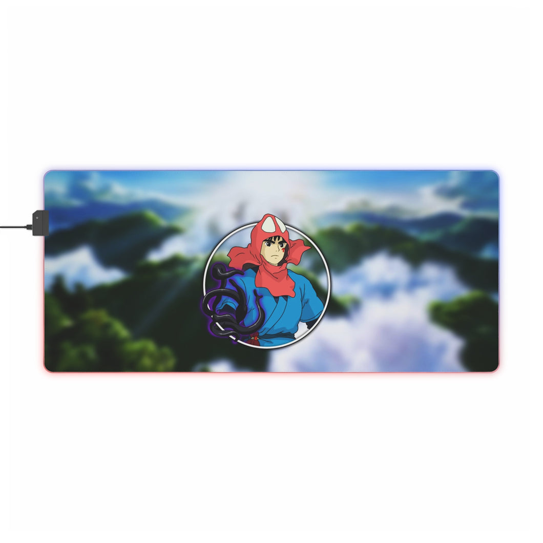 Ashitaka (Princess mononoké) RGB LED Mouse Pad (Desk Mat)
