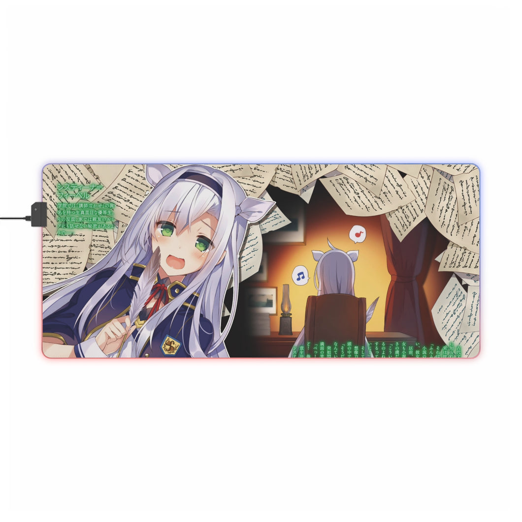 Rokudenashi Majutsu Koushi To Akashic Records Sistine Fibel RGB LED Mouse Pad (Desk Mat)