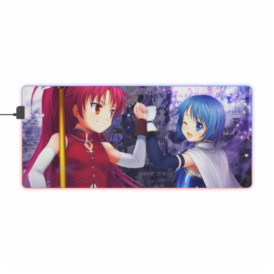Puella Magi Madoka Magica Sayaka Miki RGB LED Mouse Pad (Desk Mat)