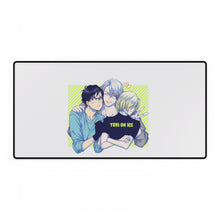 Load image into Gallery viewer, Yuri!!! On Ice Victor Nikiforov, Yuri Plisetsky, Yuuri Katsuki Mouse Pad (Desk Mat)

