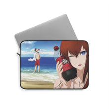 Load image into Gallery viewer, Makise Kurisu &amp; Rintarou Kyouma-Dr Pepper Addicts Laptop Sleeve
